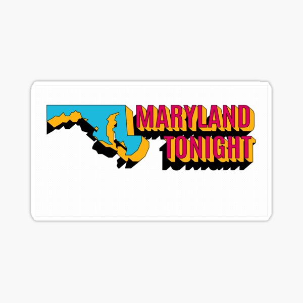 Maryland Tonight x Austin Sketch Fest Sticker