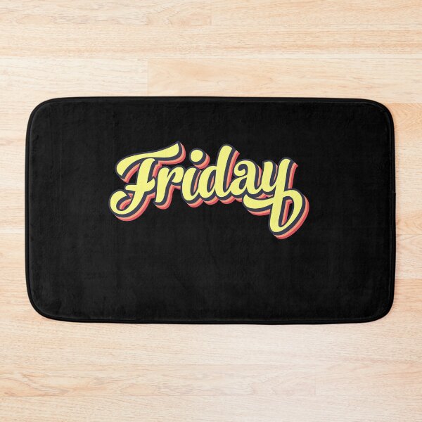 Item preview, Retro colorful font friday designed and sold by PrintsyGal.