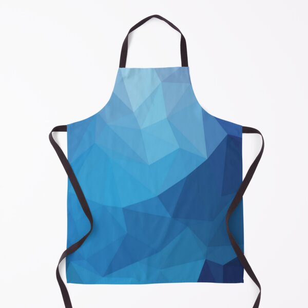 Item preview, Abstract blue light triangle polygon Rumpled abstract Geometric Triangle Shapes designed and sold by WearWolfDesigns.