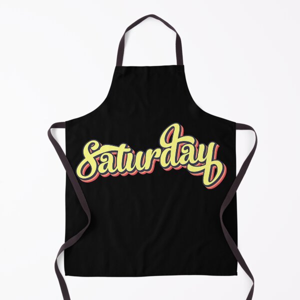Item preview, Retro colorful font saturday designed and sold by PrintsyGal.