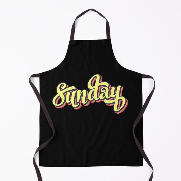 Item preview, Retro colorful font sunday designed and sold by PrintsyGal.