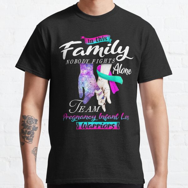Item preview, In This Family Nobody Fights Alone Team Pregnancy Infant Loss Warrior designed and sold by deputylove.