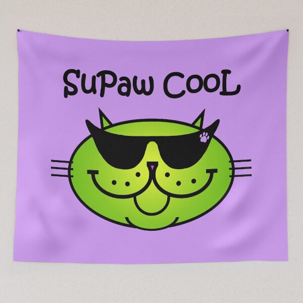 Item preview, SuPaw CooL - Meowgarita Green designed and sold by RawSunArt.