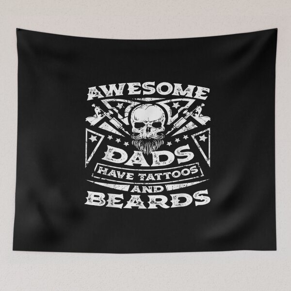 Item preview, Awesome Dads Have Tattoos and Beards designed and sold by BanBay.