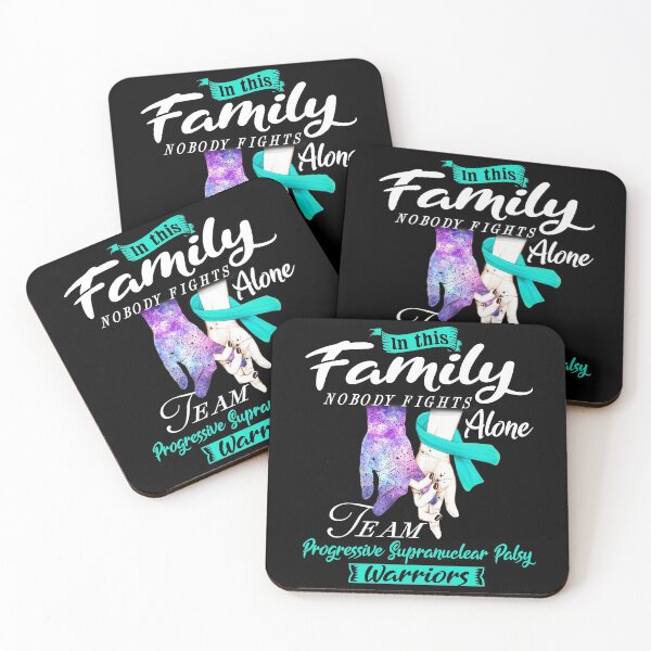 Item preview, In This Family Nobody Fights Alone Team Progressive Supranuclear Palsy Warrior designed and sold by deputylove.