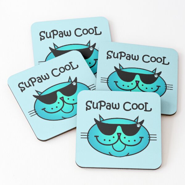 Item preview, SuPaw CooL - Blue designed and sold by RawSunArt.