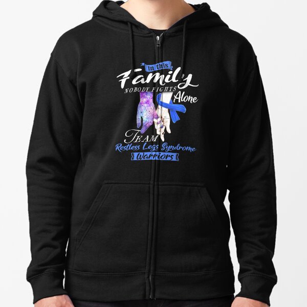 Item preview, In This Family Nobody Fights Alone Team Restless Legs Syndrome Warrior designed and sold by deputylove.