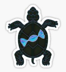 Black Turtle and Blue Candy Sticker