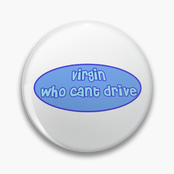 Item preview, virgin who cant drive bumper sticker designed and sold by punke designs.