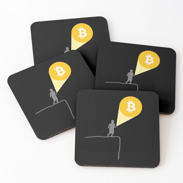 Item preview, A Boy With A Flashlight Discovers A Bitcoin Sign designed and sold by Paulina Vanlife.