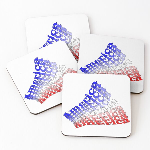 Item preview, America lettering in the colors of the flag designed and sold by Murza.