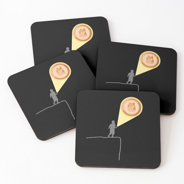 Item preview, A Boy With A Flashlight Discovers A Dogecoin Sign designed and sold by Paulina Vanlife.