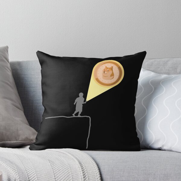 Item preview, A Boy With A Flashlight Discovers A Dogecoin Sign designed and sold by Paulina Vanlife.