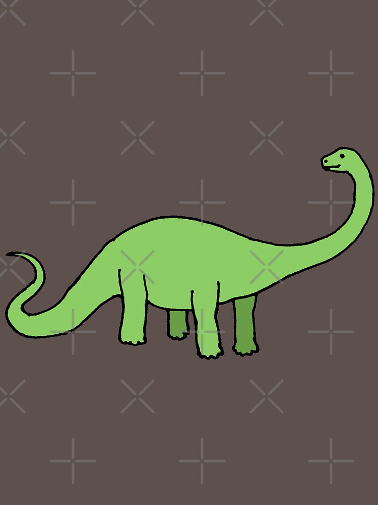 Happy Diplodocus - dinosaur design by Cecca Designs by Cecca-Designs
