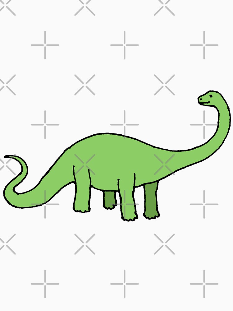 Happy Diplodocus - dinosaur design by Cecca Designs by Cecca-Designs