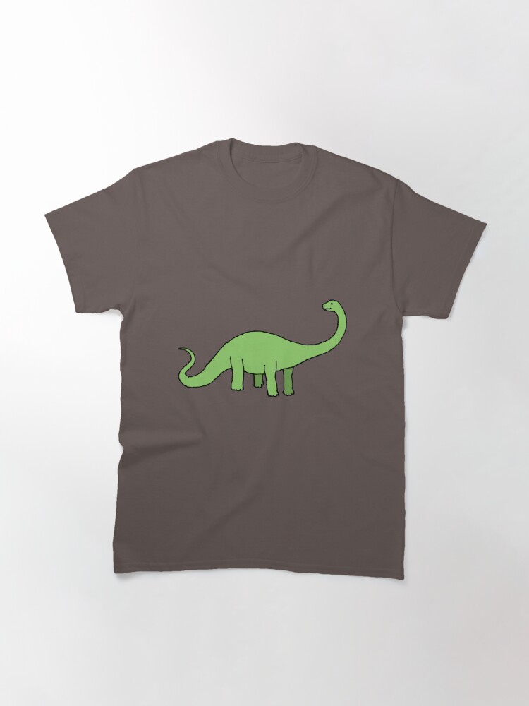 Alternate view of Happy Diplodocus - dinosaur design by Cecca Designs Classic T-Shirt