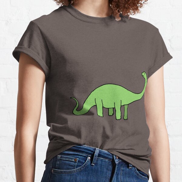 Happy Diplodocus - dinosaur design by Cecca Designs Classic T-Shirt