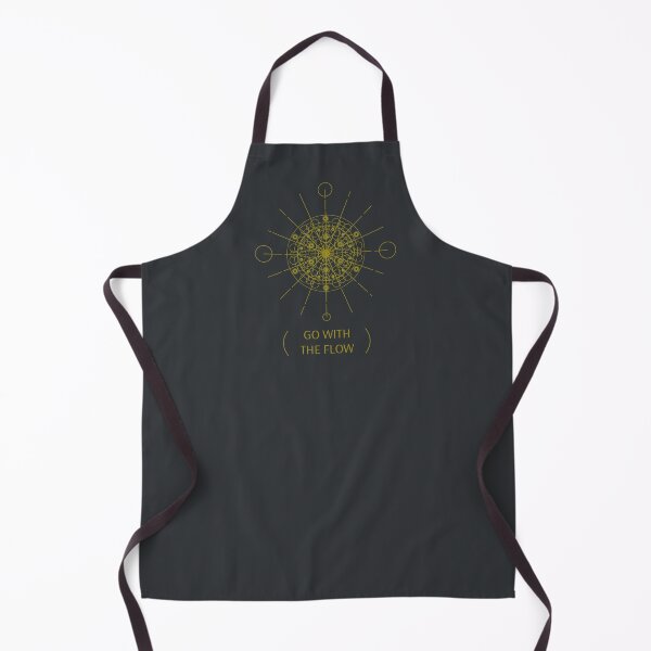 Item preview, Go With The Flow mandala tao quote spiritual gifts designed and sold by KiriBrero.