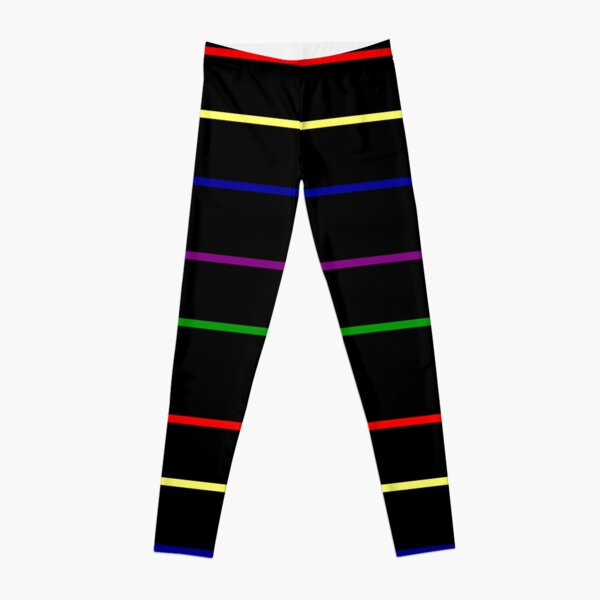 Vertical Rainbow Leggings for Sale by lornakay