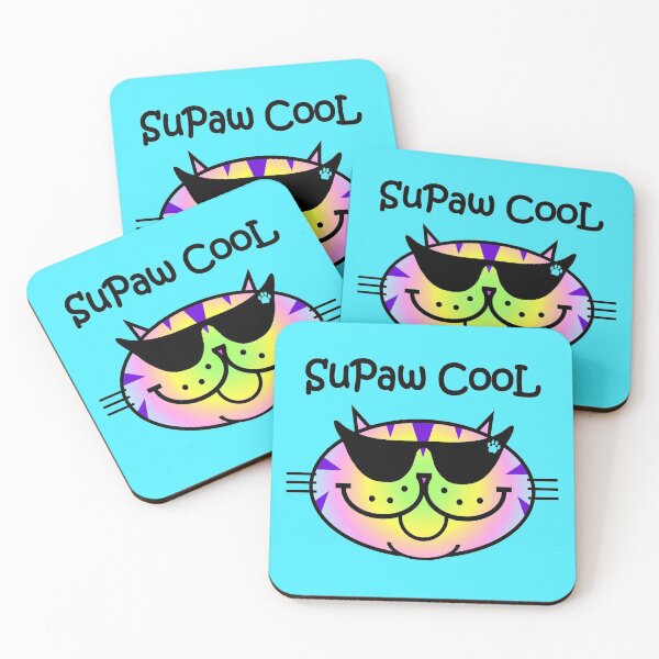 Item preview, SuPaw CooL - Rainbow Tabby Cat 2 designed and sold by RawSunArt.