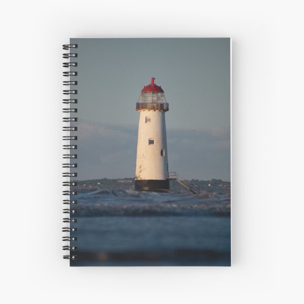 High Tide at Talacre Beach Spiral Notebook