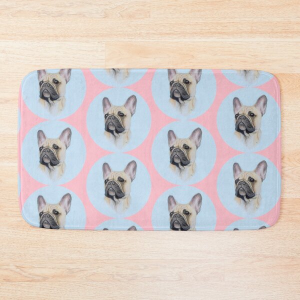 Item preview, French Bulldog Painting (pink) designed and sold by SandraWarmerdam.