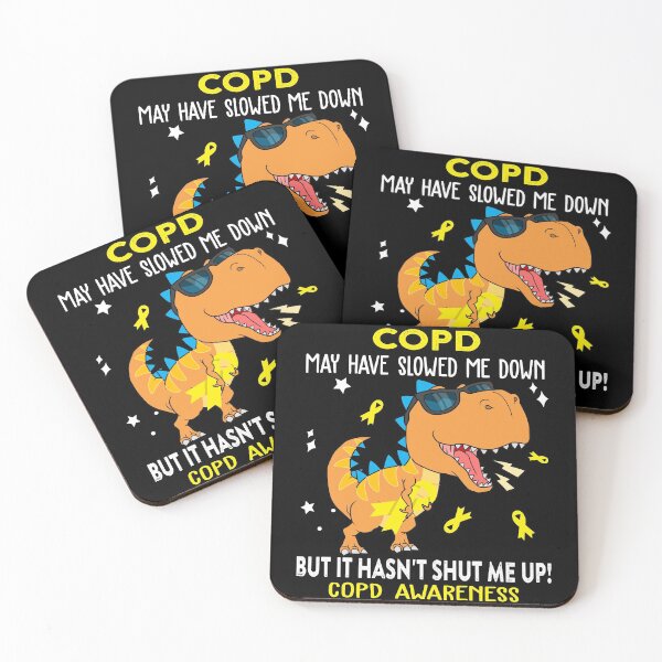 Item preview, COPD Awareness Dinosaur Lover COPD Warrior Gift designed and sold by Sabfit.