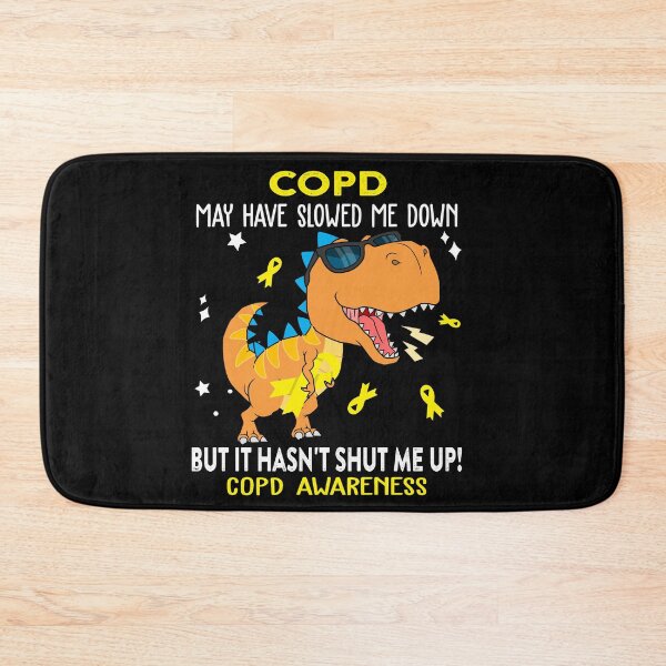 Item preview, COPD Awareness Dinosaur Lover COPD Warrior Gift designed and sold by Sabfit.