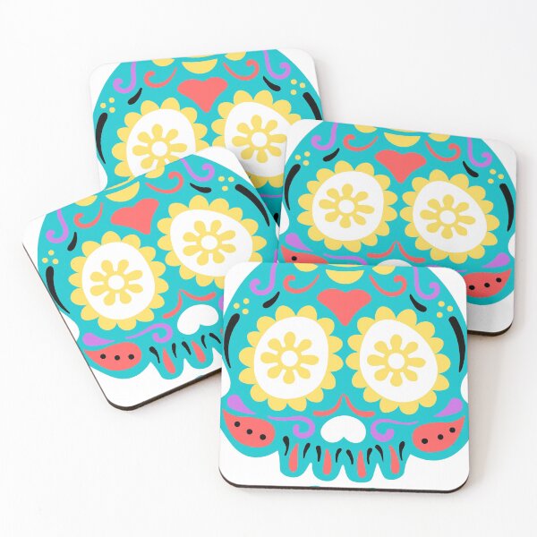 Item preview, colorful skull  designed and sold by ENJoooY.