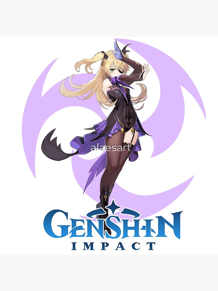 "Fischl Genshin Impact " Poster By Alaesart | Redbubble