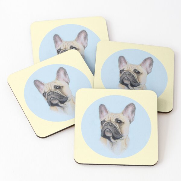 Item preview, French Bulldog Painting (yellow) designed and sold by SandraWarmerdam.