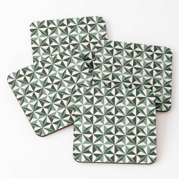 Item preview, Green Geometric Pattern designed and sold by CiaraPrints.