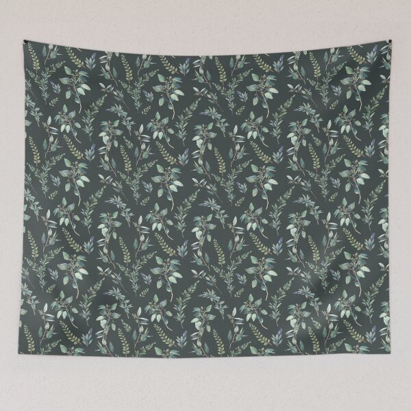 Item preview, Forest floral pattern designed and sold by ldinka.