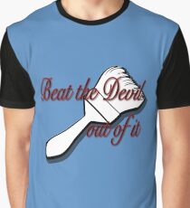 Beat the Devil out of it- Bob Ross Graphic T-Shirt