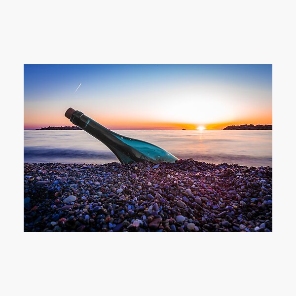 Message in a bottle Photographic Print