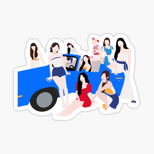 Twice Taste Of Love Fallen Icon Sticker By Pipcreates Redbubble