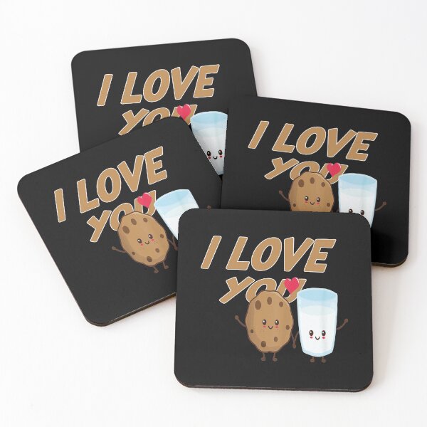 Item preview, I LOVE YOU COOKIES AND MILK designed and sold by justbejoker.