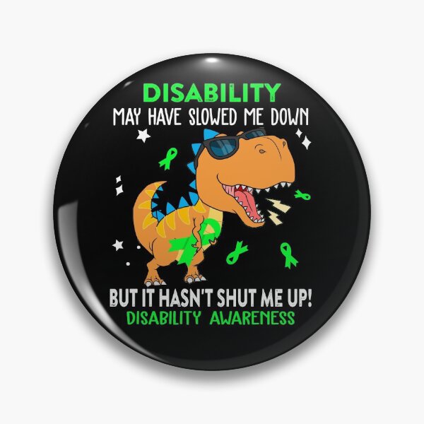 Item preview, Disability Awareness Dinosaur Lover Disability Warrior Gift designed and sold by Sabfit.
