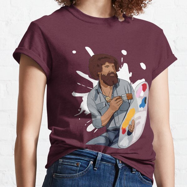 Bob Ross Malerei Classic T-Shirt