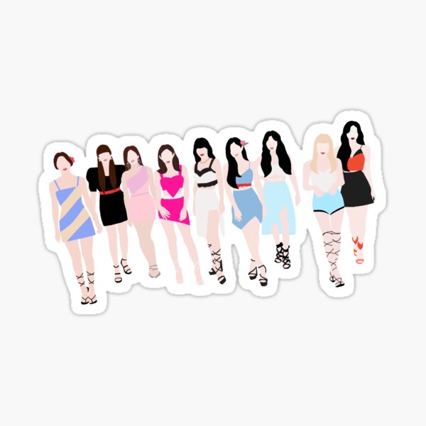 Twice Taste Of Love Fallen Icon Sticker By Pipcreates Redbubble