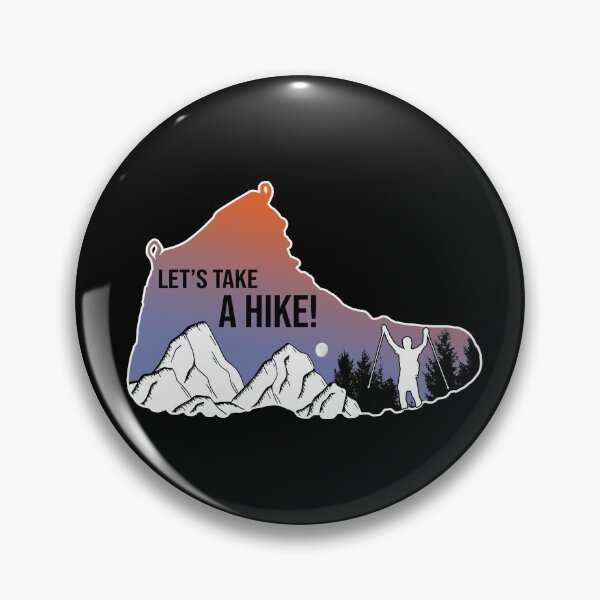 Item preview, Lets take a hike!, hiking design, hiking boot designed and sold by kmario.