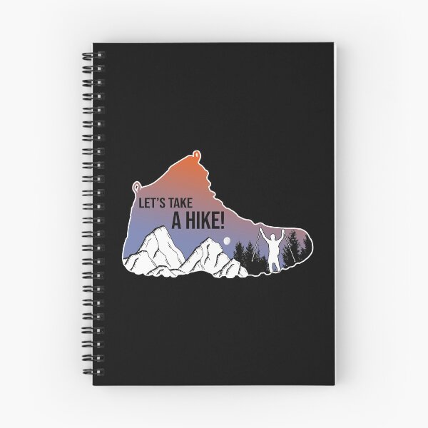 Item preview, Lets take a hike!, hiking design, hiking boot designed and sold by kmario.