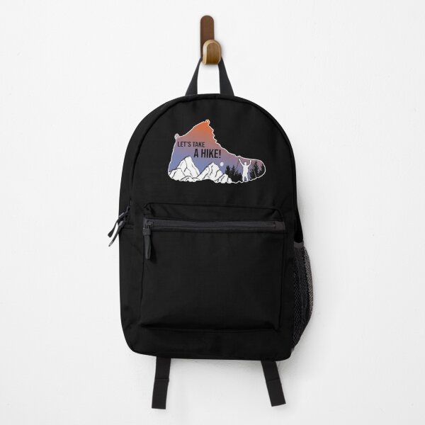 Item preview, Lets take a hike!, hiking design, hiking boot designed and sold by kmario.