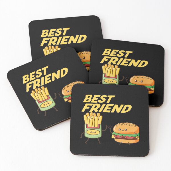 Item preview, BEST FRIEND FRITES AND BURGER , FOOD LOVERS , GIFT FOR FOODIES   designed and sold by justbejoker.