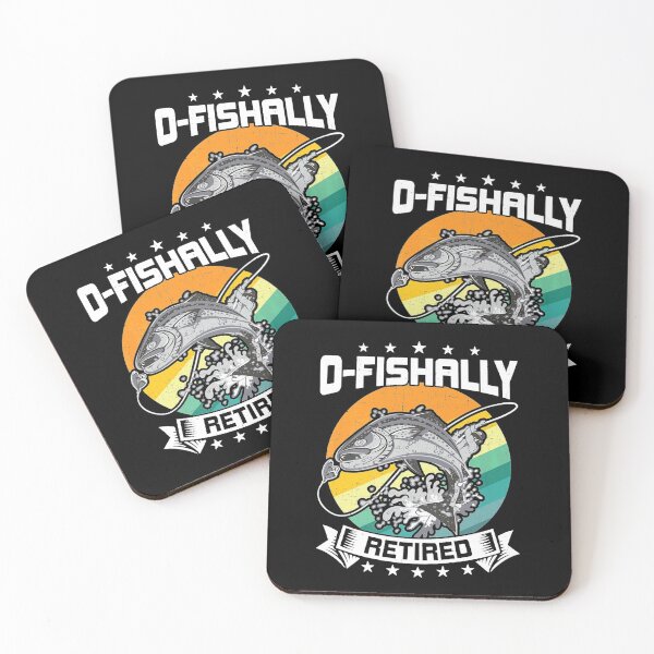 Item preview, o fishally retired funny fishing quotes designed and sold by BrennaEirlys.