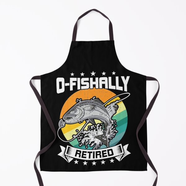 Item preview, o fishally retired funny fishing quotes designed and sold by BrennaEirlys.