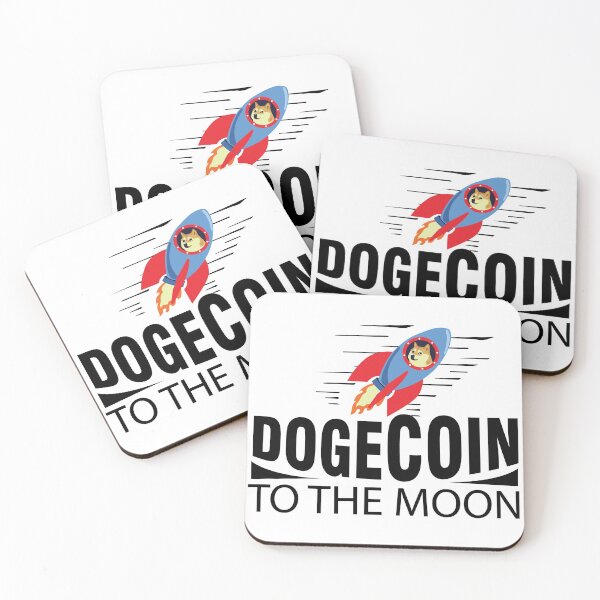 Item preview, DogeCoin to the Moon designed and sold by boopsblunt.