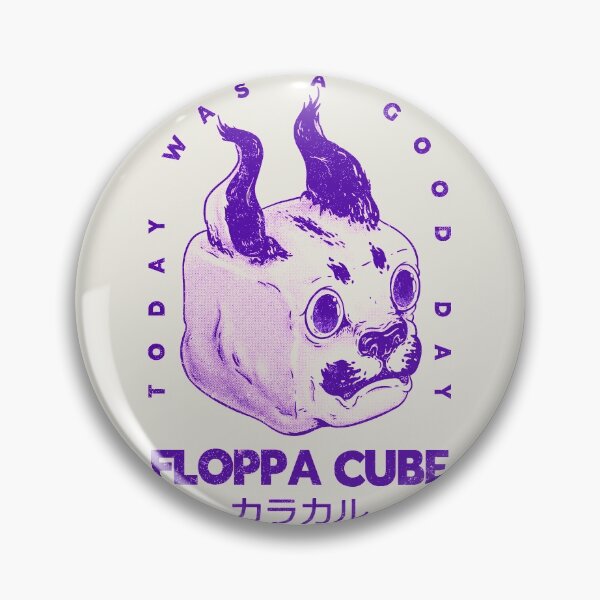 Floppa Cube - Today Was A Good Day | Flop Flop Happy Floppa Friday | Racist  War Crime Fun Tax Fraud | Original Fanart Fan Art Merch Pet Mat Bandana