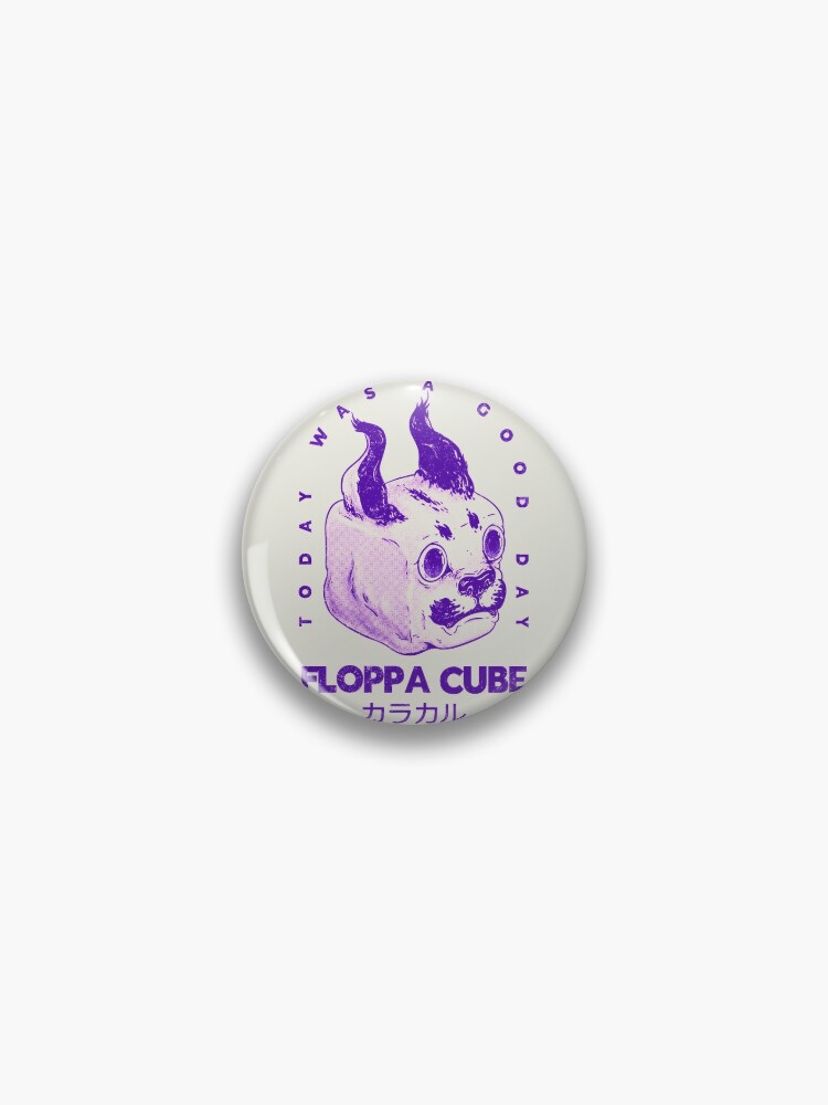 Floppa Cube - Today Was A Good Day | Flop Flop Happy Floppa Friday | Racist  War Crime Fun Tax Fraud | Original Fanart Fan Art Merch Pet Mat Bandana