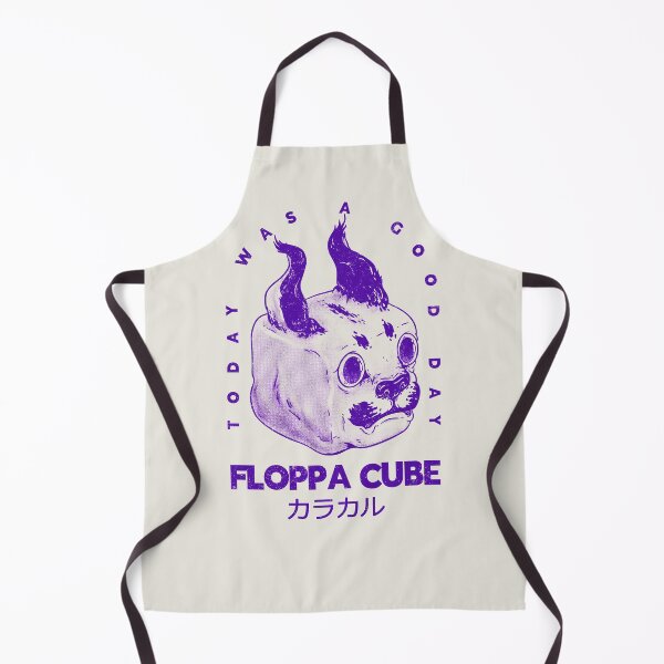 Item preview, Floppa Cube - Today Was A Good Day (One color) | Flop Flop Happy Floppa Friday | Racist War Crime Fun Tax Fraud | Original Fanart Fan Art Merch Pet Mat Bandana Cat designed and sold by Any Color Designs.